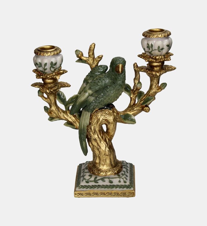 Parrot-inspired Candle Stick - 23 X10x 25.5 Cm