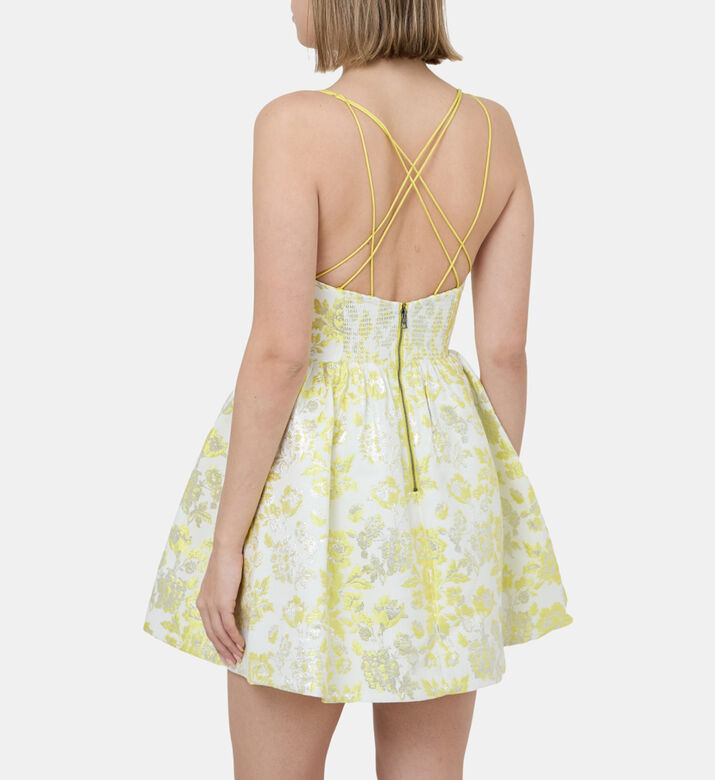 Nat Floral Strappy Mini Dress Nat Floral Strappy Mini Dress