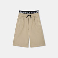 Elastic Waistband Shorts