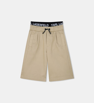 Elastic Waistband Shorts