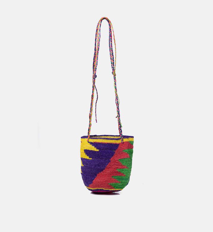 Rainbow Woven Tote Bag