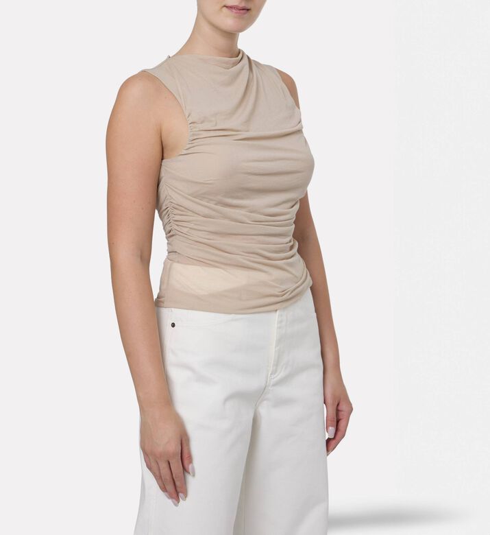 Soeur Irina Horizontal Ruching Top, Model View