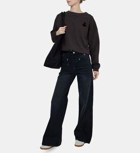 Margo Logo-print Cropped Sweatshirt