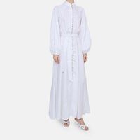 Classic Button Down Flared Dress