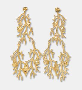 Raife Earrings 3 Branches Flowers, Packshot View