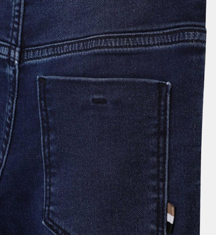 بنطلون جينز من مزيج القطن بخمسة جيوب