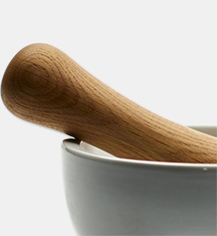 Legnoart Ceramic Mortar Wood Pestle, Packshot View