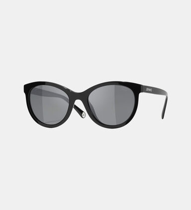 Acetate Oval-shape Sunglasses