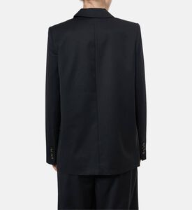 Ganni Double-breasted Closure Blazer, Model View