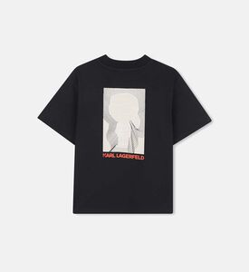 تيشيرت بقطن ثقيل بنقشة بارزة