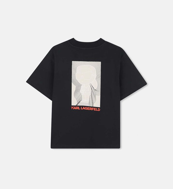 تيشيرت بقطن ثقيل بنقشة بارزة تيشيرت بقطن ثقيل بنقشة بارزة