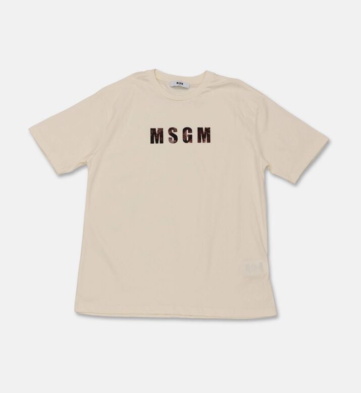 M S G M Logo-print Regular-fit T-shirt, Packshot View