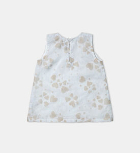 بلوزة قطن بطبعة قلوب