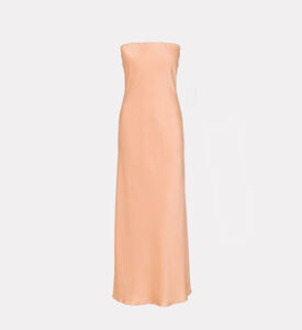 Forte-Forte Satin Sleeveless Flared Dress, Packshot View