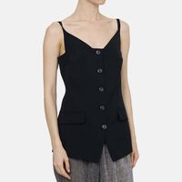 Cinda Open-back Tailored Top