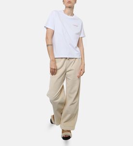 Maison Labiche Popincourt Embroidered Straight-fit T-shirt, Model View