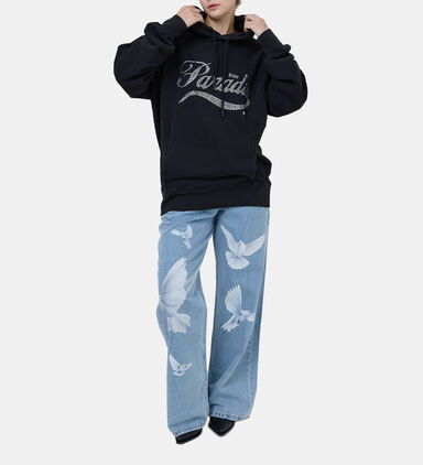 Rhinestone Logo Hoodie