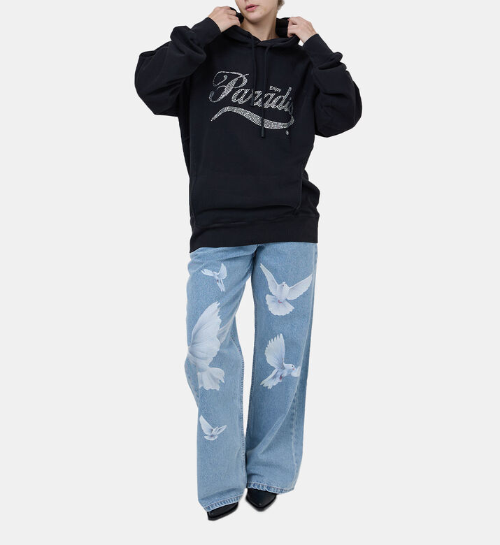 Rhinestone Logo Hoodie