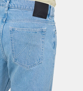 بنطال جينز غانون بساق مستقيمة