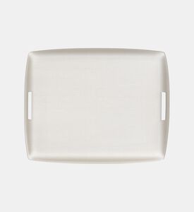 صينية أكريليك بقبضات جانبية مدمجة بسيطة