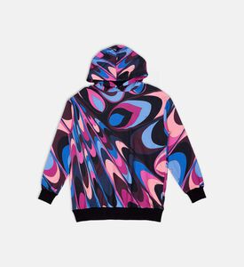 All-over Printed Hooded Sweatshirt