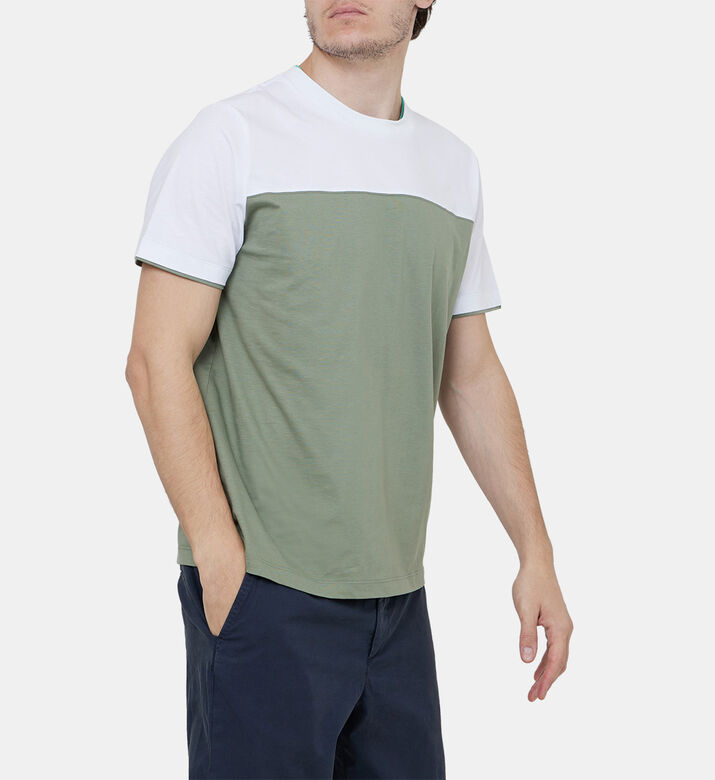 Color-blocked Jersey T-shirt