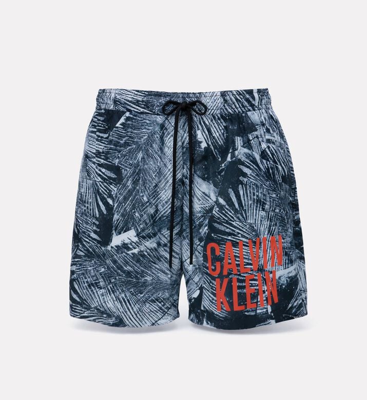 Calvin Klein All-over Print Logo Swim Shorts, Packshot View