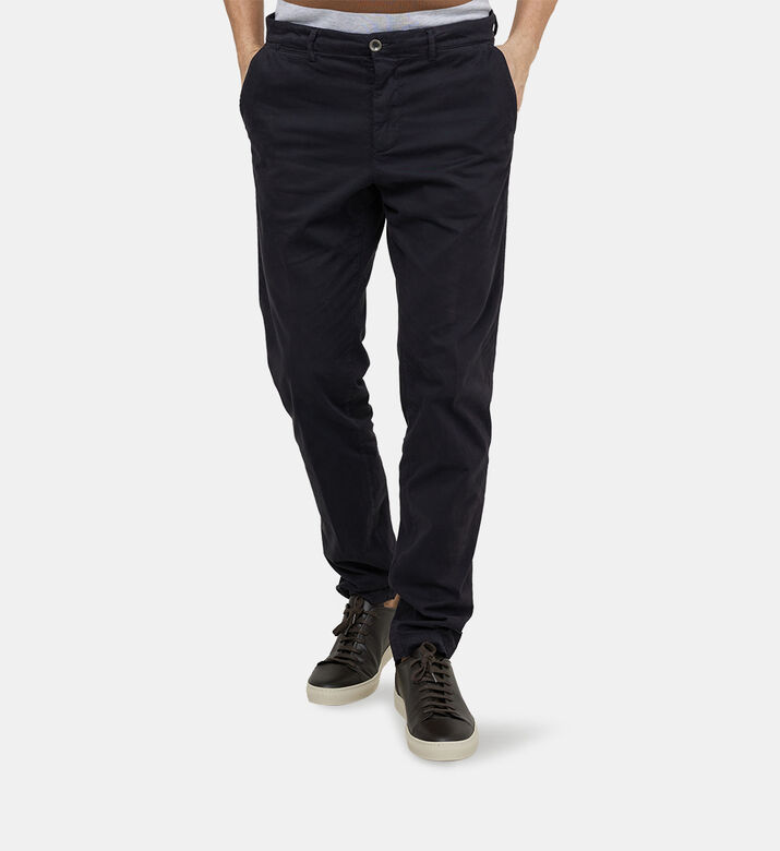 Cotton Gabardine Chino Trousers