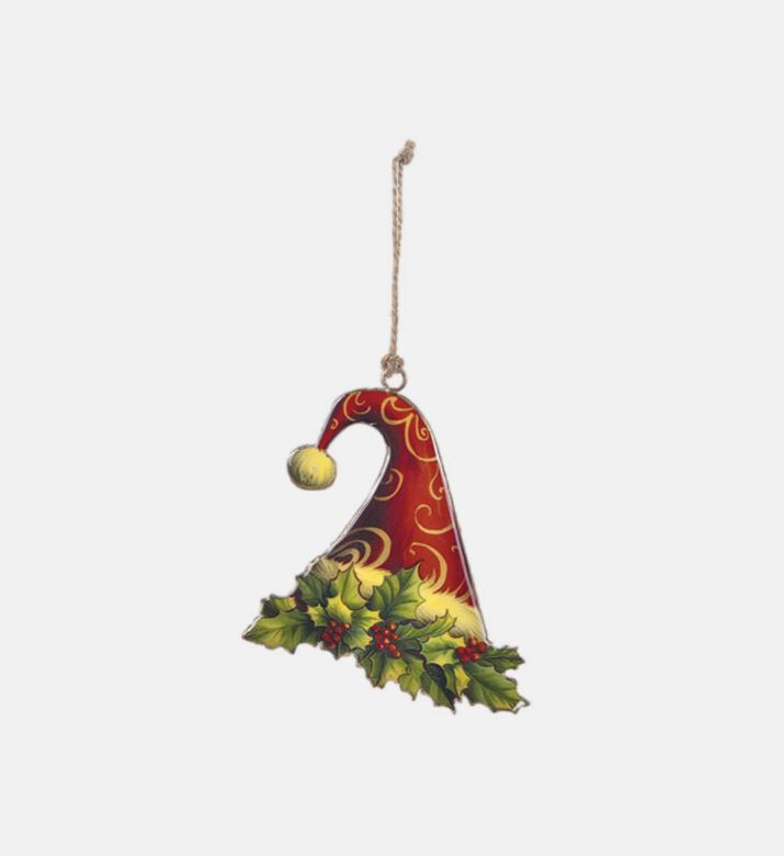 Whimsical 2-piece Boot Hat Ornament Set