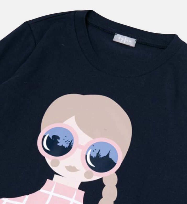 تي شيرت قطني بطبعة جرافيك للأطفال تي شيرت قطني بطبعة جرافيك للأطفال