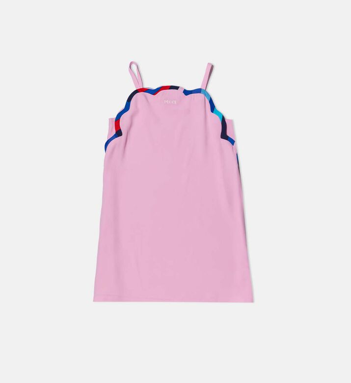 فستان بدون أكمام بطبعة تجريدية