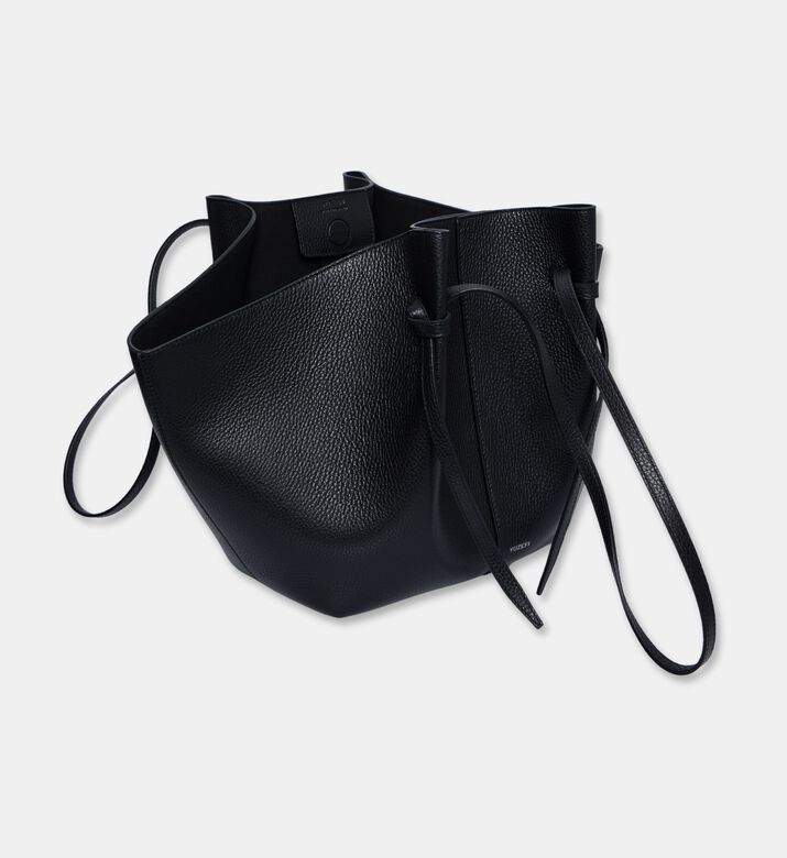 Yuzefi Mochi Suede Large Bag, Black, Packshot View