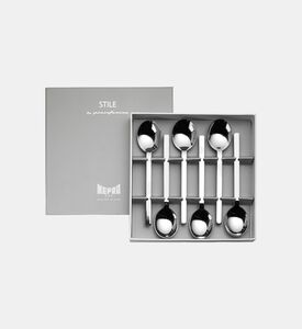 طقم ملاعق شاي وقهوة 6 قطع