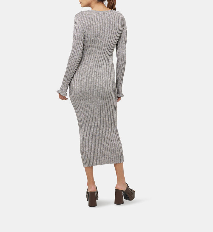 فستان لوركس كوت متوسط الطول مضلع