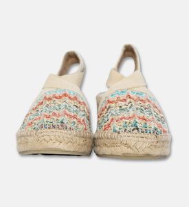 Toni Pons Terra-hk Vegan Textile Raffia Mid-wedge Espadrille, Multicolor, Eu-38, Packshot View