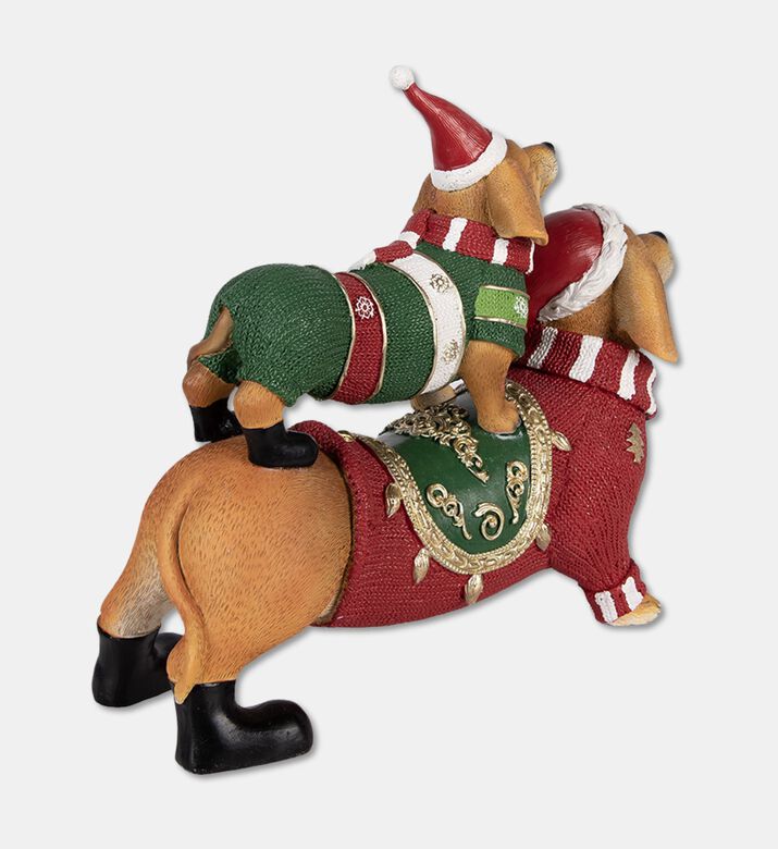 Clayre & Eef Two Dogs Decoration, Packshot View