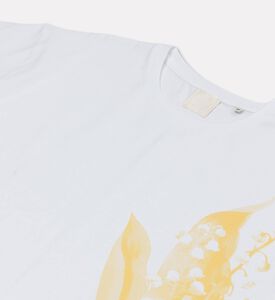 Givenchy Organic Jersey Lily-printed Logo T-shirt, Packshot View