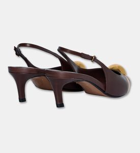Schutz Sphere-detail Slingback Pump, Brown, Eu-40, Packshot View