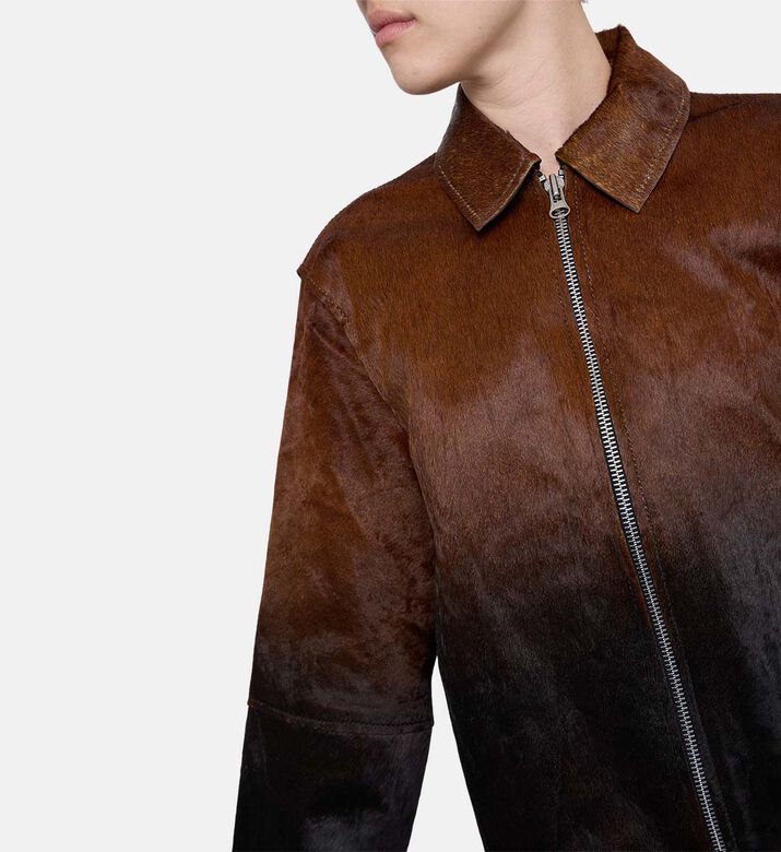 Samsoe Gradient Long-sleeve Jacket, Model View