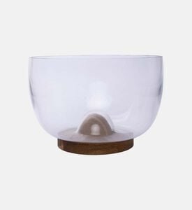 Nature Glass Oak Serving Dish Nature Glass Oak Serving Dish