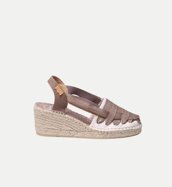 Tracy-cz Cotton Blend Mid-wedge Closed-toe Espadrille