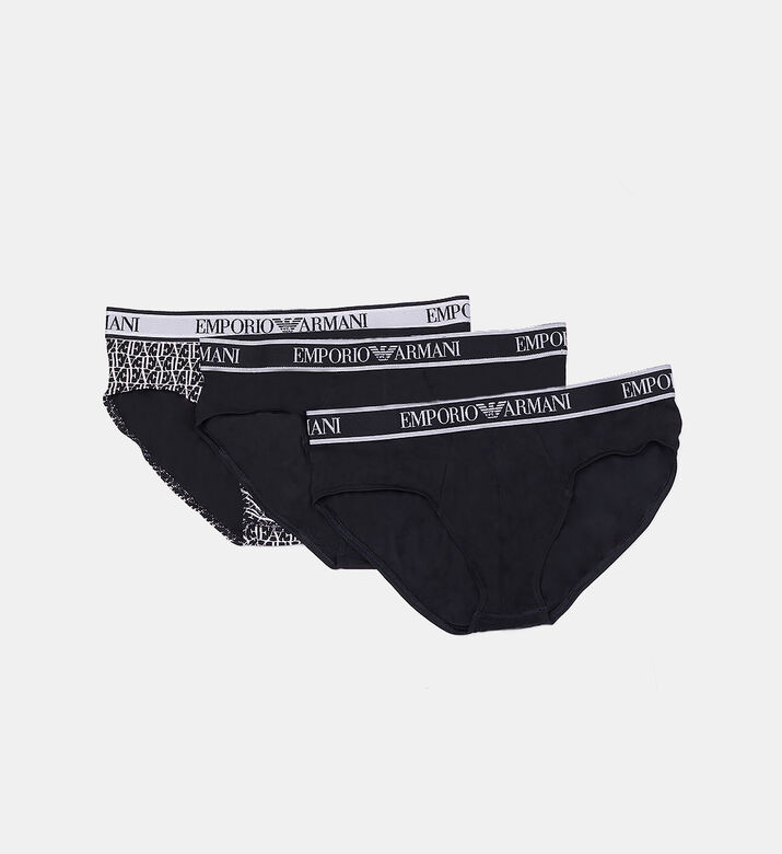 Logo-waistband Three-pack Slips