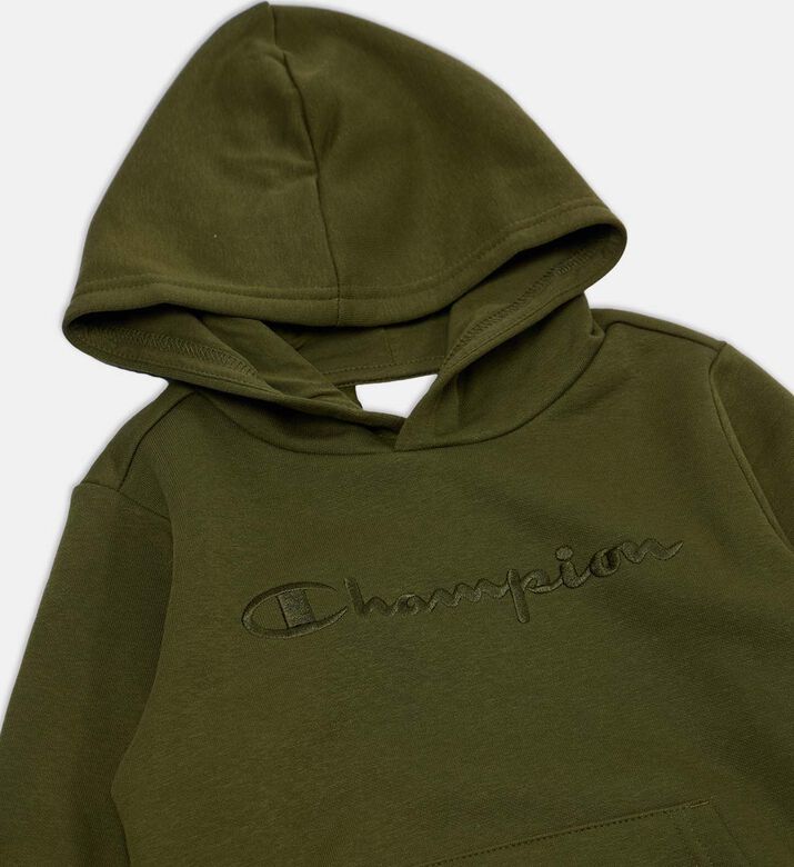 Champion Embroidered Logo Kangaroo Pocket Hoodie, Packshot View Champion Embroidered Logo Kangaroo Pocket Hoodie, Packshot View
