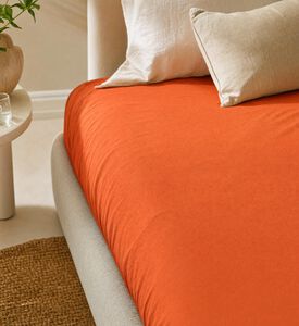 Suite702 Fs Perky Fitted Sheet, Orange, 180x200-cm, Packshot View