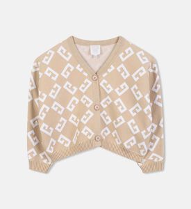 Button Closure Knitted Cardigan