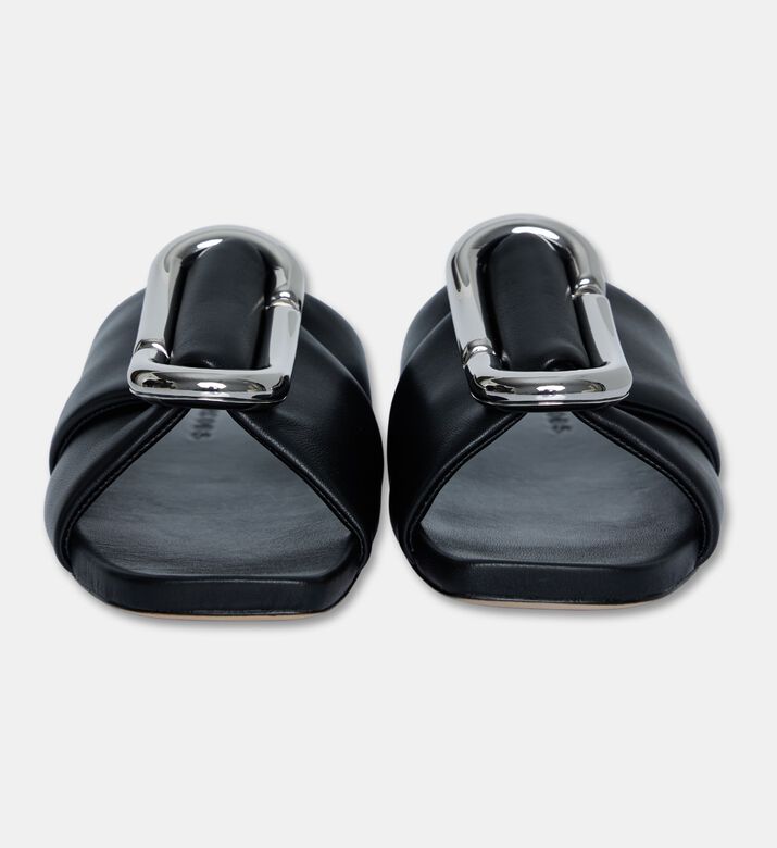 Marc Jacobs Leather Ring-detail Slide Sandals, Packshot View