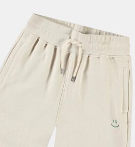 Alw Smiley Face-embroidery Shorts