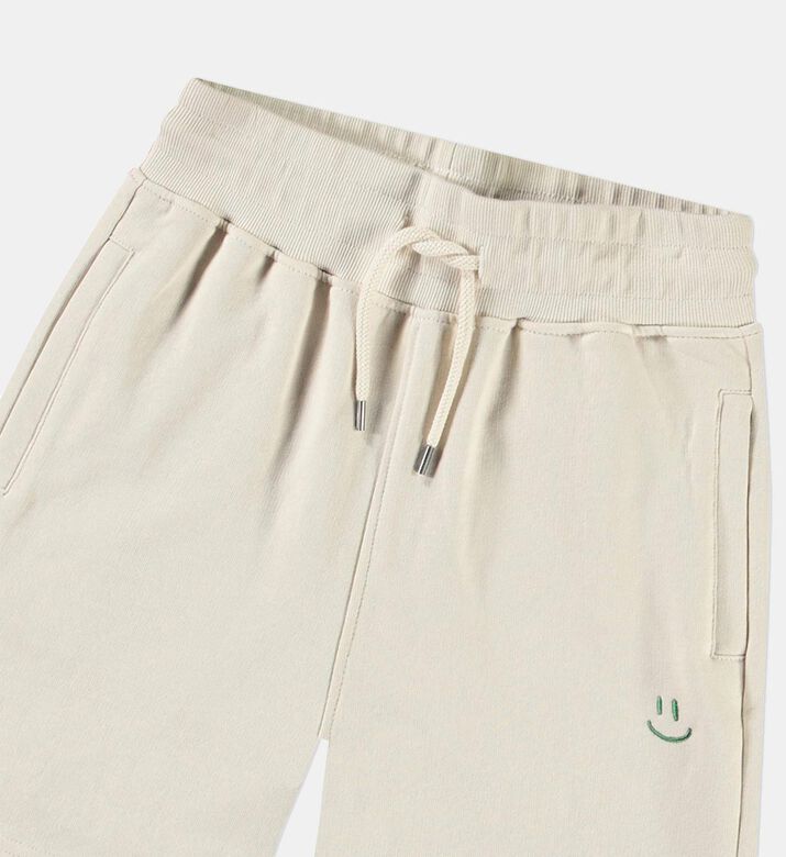 Alw Smiley Face-embroidery Shorts