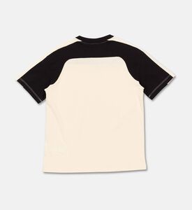 EA7 Cotton Crewneck Regular-fit T-shirt, White, 14y, Packshot View