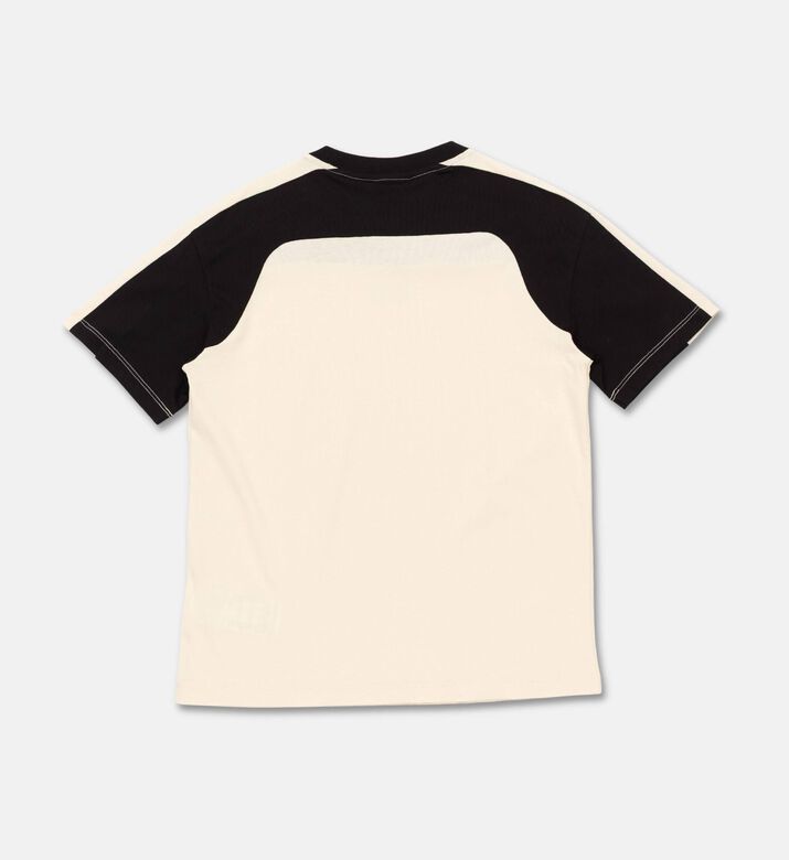 EA7 Cotton Crewneck Regular-fit T-shirt, White, 14y, Packshot View